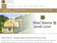 Tablet Screenshot of hotel-astoria.cz